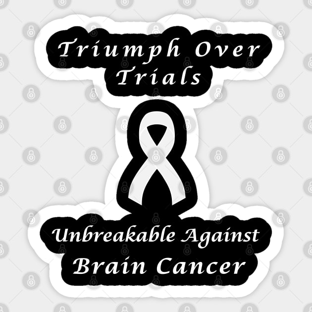 brain cancer Sticker by vaporgraphic